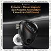 KZ Castor Pro 2, auricolari HiFi con doppia architettura acustica, 4 modalità di regolazione, cuffie intraurali con microfono e driver dinamico planare da 10 mm.