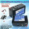 DAWEIKALA Consegna rapida dal magazzino UE, pacco batterie al litio ricaricabile 12V 30Ah 18650 per applicazioni solari, veicoli elettrici, luci LED, batterie per spruzzatori, con caricabatterie 12,6V 3A in