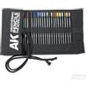 AK Interactive: WEATHERING PENCILS FULL RANGE CLOTH CASE (37 waterpencil colors)