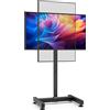 Selius Supporto a pavimento per monitor TV, da 13 a 50 pollici, con una capacità massima di 20 kg