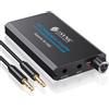Selius Amplificatore portatile per cuffie, audio ricaricabile, 16-150Ω, mini amplificatore Hi-Fi per cuffie con jack da 3,5 mm, dotato di interruttore a due stadi per il guadagno e di un controllo del volume, ideale per lettori MP3 e MP4
