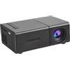 Selius Proiettore compatto con correzione automatica della distorsione verticale, proiettore portatile LED per film, risoluzione 1080P HD e 4K, proiettore wireless con altoparlante stereo e telecomando