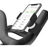 Selius Supporto per telefono da bicicletta, cyclette, tapis roulant, fino a 7,5 pollici, colore nero