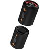 Merkloos Altoparlante Bluetooth divisibile - 20 W stereo - 24 ore di riproduzione - Impermeabile - Abbinamento wireless - Nero