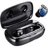 Merkloos Auricolari senza fili Bluetooth 5.2 - 100 ore di autonomia - IPX7 impermeabili - Nero