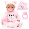 Bayer Design 94230AA Baby doll, cries real tears, with sleepy eyes, soft body, a