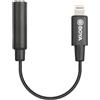 BOYA Adattatore Lightning a jack da 3,5 mm per cuffie, connettore TRRS MFi, adattatore Lightning a jack audio, compatibile con iPhone 13/12 Mini/12 Pro/11/11 Pro/11 Pro Max/SE/X XR XS 8 7