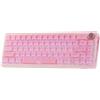 Merkloos Tastiera da gaming wireless - 65% - Manopola del volume - Rosa - Meccanica