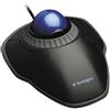 Merkloos Mouse trackball - Mouse a sfera 40 mm - Con rotella di scorrimento - Nero e blu - Cavo da 1,5 metri