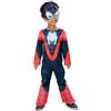 Rubie's Rubies Costume Miles Morales Glow in Dark Preschool per bambini, Jumpsuit, copristivali, mezza maschera, Ufficiale Marvel per carnevale, Natale, compleanno, feste e Halloween.