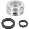 QUARKZMAN Adattatore Rubinetto M22 A Maschio M22 Con Guarnizione 10mm(L) | Adattatore Aeratore Rubinetto In Ottone Maschio, Per Collegamento Kit Filtro Acqua Lavello Cucina Bagno