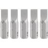 QUARKZMAN 5Pz SL6 Punte Avvitatore a Taglio 1/4 Gambo Esagonale 25mm/1 L | Inserti per Avvitatore Professionali Punta per Cacciavite Magnetica a Testa Piatta in Acciaio S2