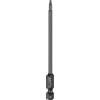 QUARKZMAN T8 Inserti per Avvitatore Torx Sicurezza 1/4 Gambo Esagonale 4 (100mm) Magnetica Antimanomissione Chiavi Set Cacciaviti a Stella 6 Punte per Trapano Acciaio S3 con Foro