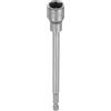 QUARKZMAN Bussole per Avvitatore 13mm Attacco Esagonale 1/4 Extra Lunga Prese Metriche 6 Punte da 6(150mm) Set Chiavi a Bussola Acciaio CR-V Cambio Rapido per Avvitatori Elettrici