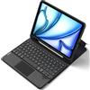 Inateck Custodia con tastiera per iPad 10 generazione A16 2025 11, Air 11 M3/M2 (2025/2024), Air 5/4, Pro 11 4/3/2/1, con touchpad e portapenna, rimovibile, QWERTZ, Classic N0001