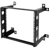 Deltaco Supporto a parete DELTACO 19", 9 U, carico 50 kg, acciaio, kit di montaggio, nero