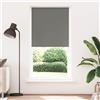 vidaXL Tenda a rullo oscurante grigio 115x210cm larghezza del tessuto 110,7cm poliestere