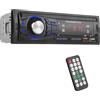 Selius Autoradio 1 DIN con Bluetooth, doppia porta USB, slot SD, ingresso AUX e sintonizzatore FM, inclusa la telecomando