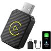 Selius Adattatore wireless per Android Auto e CarPlay, convertitore 2-in-1 con Bluetooth 5.0 e porte USB