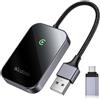 Selius Adattatore CarPlay wireless per iPhone - Plug and Play - Bluetooth e USB - Nero