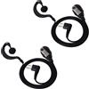 Selius Auricolare di sicurezza per forze dell' a forma di "G" con microfono PTT (confezione da 2)