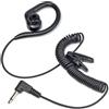 Selius Auricolare radio con connettore da 3,5 mm per ascolto/ricezione, modello G, con gancio auricolare, walkie-talkie, 1 unità per sicurezza