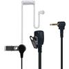 Selius Auricolare walkie-talkie da 2,5 mm con connettore a 1 pin, dotato di microfono PTT e tubo auricolare