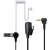 Selius Auricolare trasparente per walkie-talkie con pulsante PTT