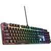 Merkloos Tastiera meccanica da gaming - Layout QWERTY US - Illuminazione RGB - Nero - Switch lineari