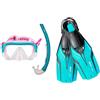 Mares Set Nateeva Keewee Jr, Snorkeling Unisex-Youth