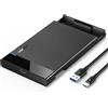 Case HDD SSD 2,5" USB 3.1 Gen 2 UASP 6Gbps