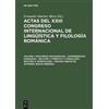 Actas del XXIII Congreso Internacional de Lingüística y Filol (Copertina rigida)