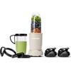 nutribullet Pro 900, Frullatore Elettrico, Tritatutto, Frullatore Smoothie, Frullatore Tritatutto Multifunzione, Potenza 900W, Bicchiere da 700ml e 900ml, Tortora, NB910MASN