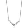 Miluna - Collana Giochi di Luce con topazi bianchi in argento CLD5510