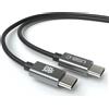 JAMEGA GmbH Cavo JAMEGA USB-C a USB-C, nero, 3 metri