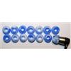 Xcessor auricolari di ricambio in silicone 7 paia (set di 14). Compatibili con la maggior parte delle marche di cuffie in-ear. Taglia grande. Blu mare