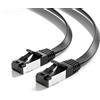 JAMEGA GmbH Cavo patch Cat. 8.1 TPE piatto nero 5m