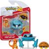 Jazwares Pokémon Battle Figure Set Figure 3-Pack Kabuto, Glumanda, Metang