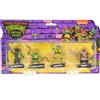 Playmates Tartarughe Ninja: Leonardo, Michelangelo, Bebop e Leatherhead - Confezione da 4 figurine Playmates