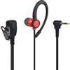 Selius Auricolari radio a forma di "G" da 2,5 mm, compatibili con