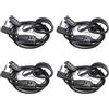 Selius Auricolari per portafoglio RT668 con microfono, connettore a 2 pin, cuffie di sicurezza, compatibili con RT24, RT27, RT15, RT619, UV-5R, BF-888S, BF-88E, GA-2S (confezione da 4 pezzi)