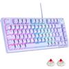 Selius Tastiera da gaming meccanica | Con cavo | Illuminazione RGB | 82 tasti | Anti-ghosting