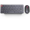 Selius Tastiera e mouse wireless, 64 tasti, 2.4G USB, set completo