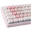 Selius Tasti personalizzati color rosa, set di 142 tasti Cherry PBT con stampa a sublimazione, compatibili con tastiere meccaniche da gaming