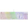 Selius Tastiera da gaming meccanica RGB, con funzionalità anti-ghosting, switch meccanici rossi, versione francese