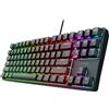 Selius Tastiera meccanica QWERTZ con illuminazione RGB e interruttori marroni