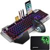 Selius Tastiera e mouse wireless ricaricabili da 2,4G