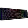 Selius Tastiera da gaming meccanica, illuminazione RGB, layout francese AZERTY