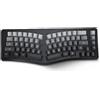 Selius Tastiera ergonomica con poggiapolsi, 69 tasti, 7 colori, connessione USB, tastiera per computer