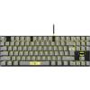 Selius Tastiera meccanica TKL con cavo, layout QWERTY, compatibile con PC, Mac, PS5, Switch, Xbox Series X/S, con tasti retroilluminati